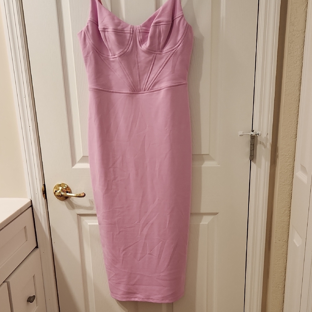 NWT Bailey 44 Fayette Classic Orchid Midi Slip Dress Size L
